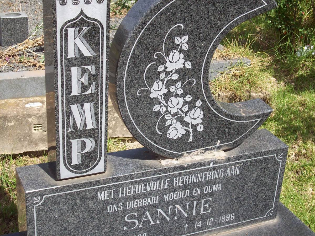 KEMP Sannie 1908-1996