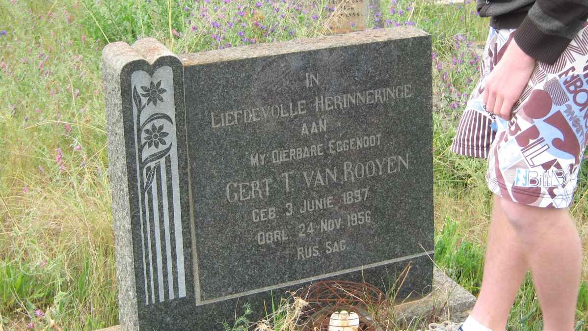 ROOYEN Gert T., van 1897-1956