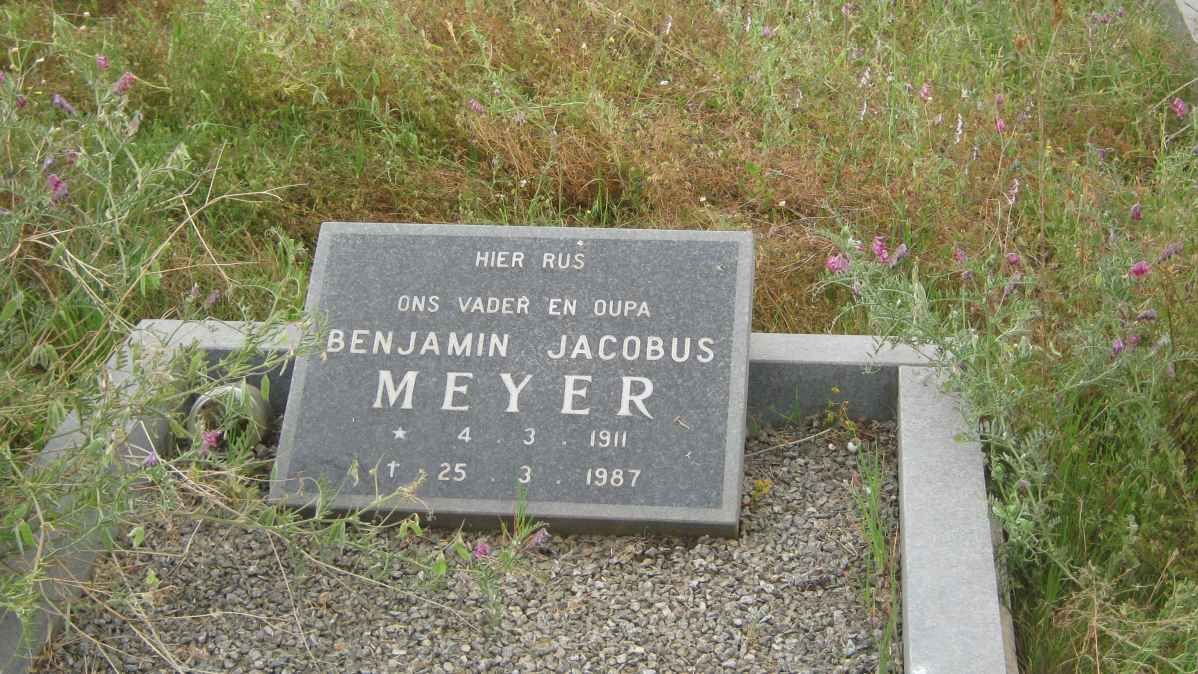 MEYER Benjamin Jacobus 1911-1987