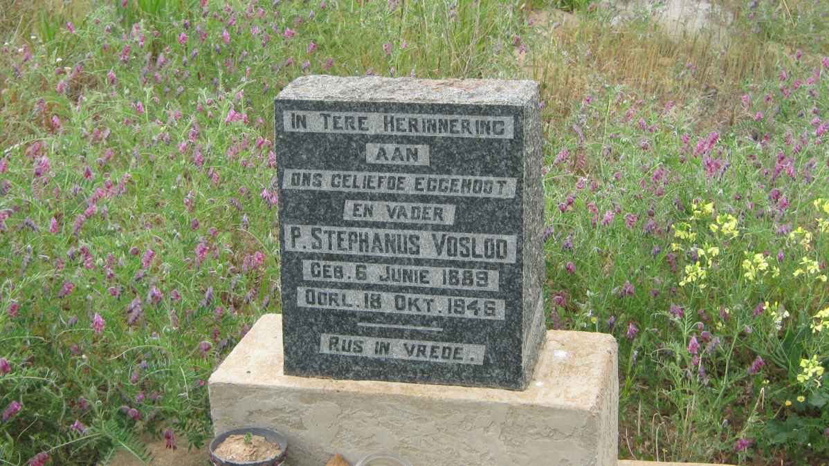 VOSLOO P. Stephanus 1889-1946