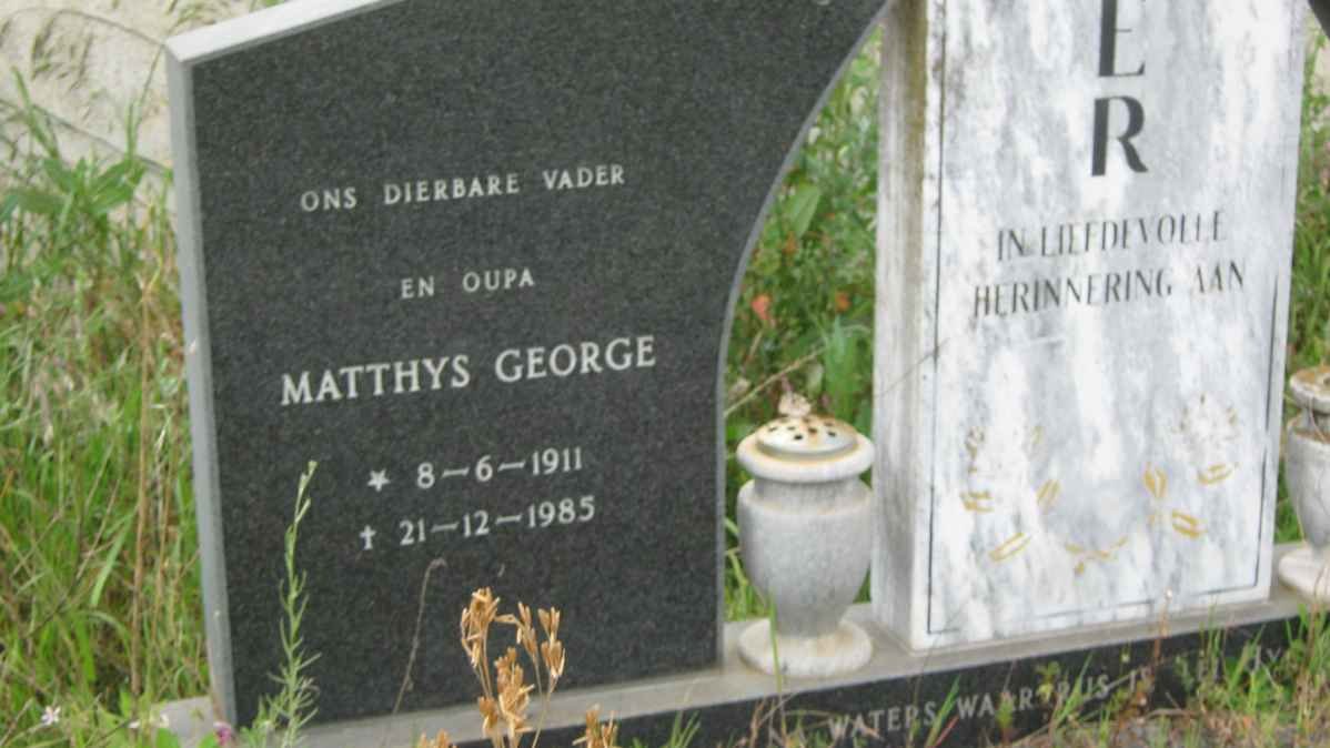 ?ER Matthys George 1911-1985