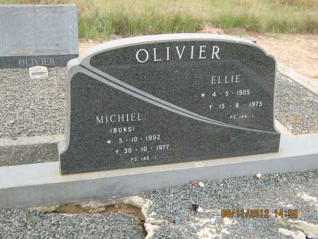 OLIVIER Michiel 1902-1977 &amp; Ellie 1905-1975