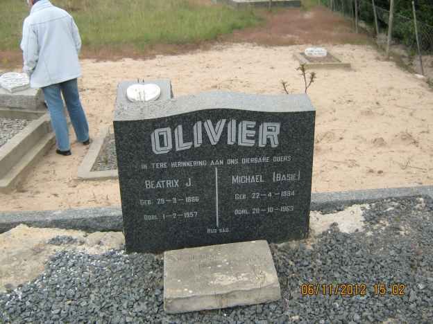 OLIVIER Michael 1884-1963 &amp; Beatrix J. 1886-1957