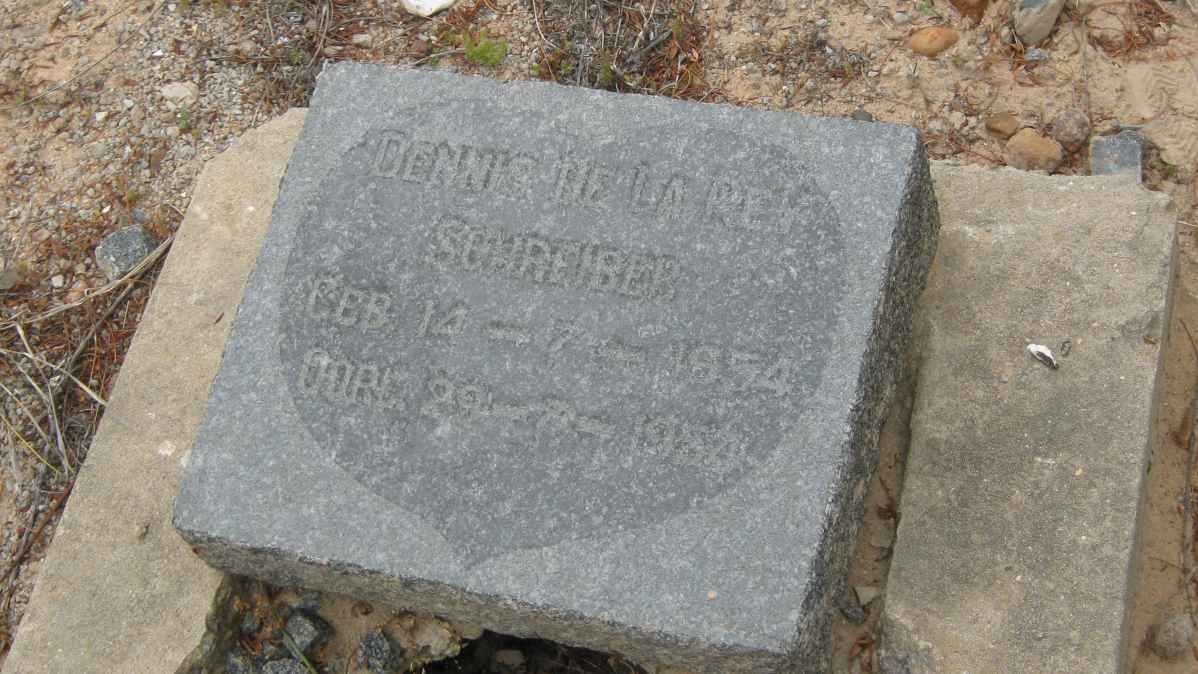 SCHREIBER Dennis de la Rey 1954-1954