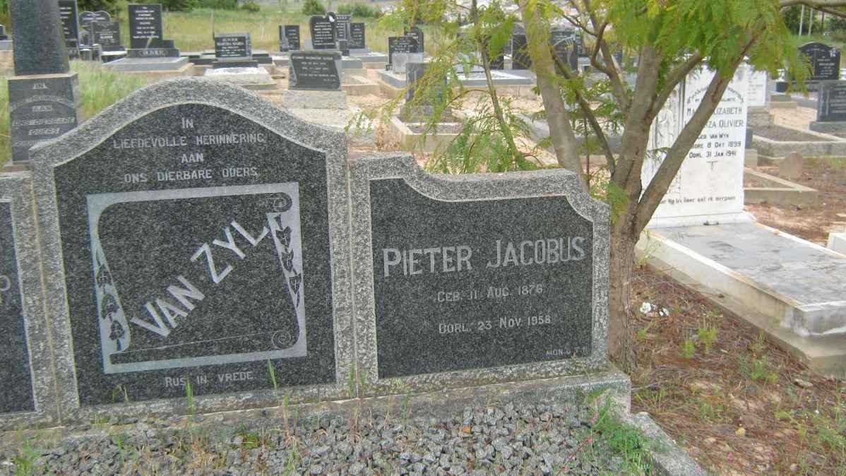 ZYL Pieter Jacobus, van 1876-1958