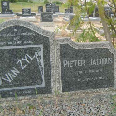 ZYL Pieter Jacobus, van 1876-1958 &amp; Elizabeth Johanna P. VILJOEN 1879-1953 