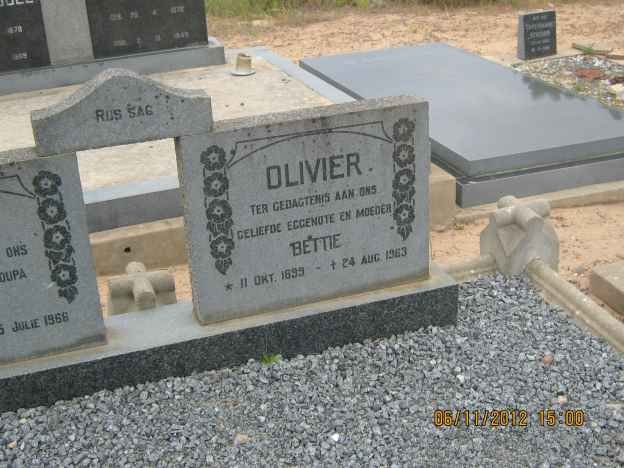 OLIVIER Bettie 1899-1963