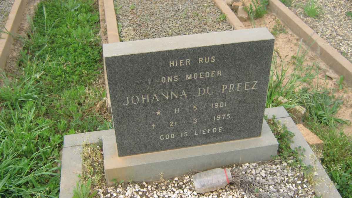 PREEZ Johanna, du 1901-1975