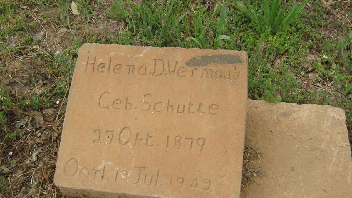 VERMAAK Helena D. nee SCHUTTE 1879-1942