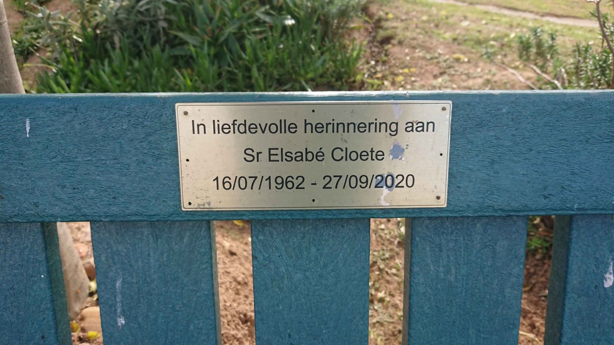 CLOETE Elsabe 1962-2020