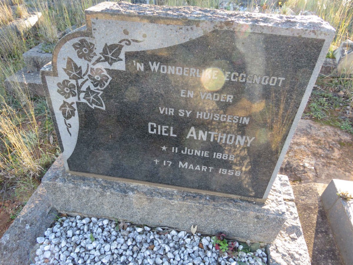 ANTHONY Giel 1888-1958