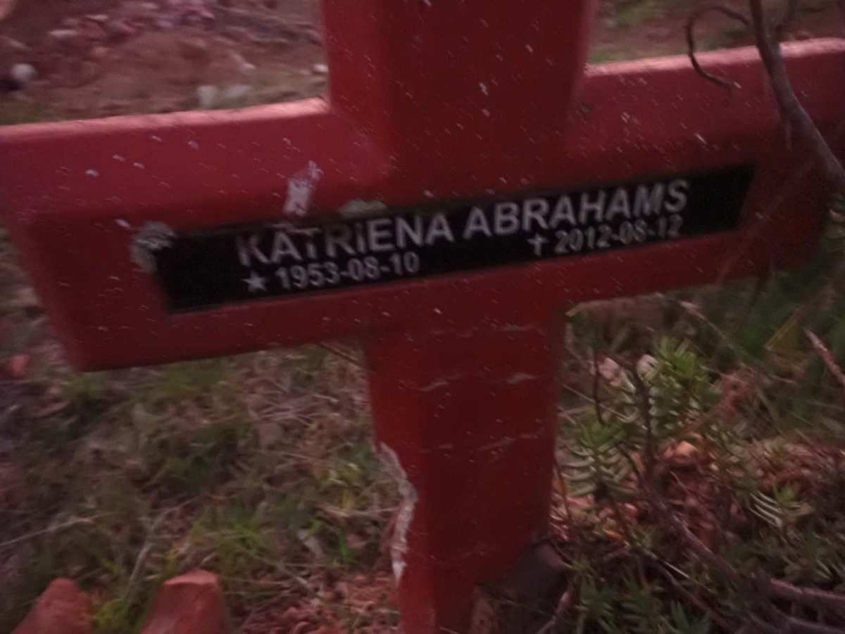 ABRAHAMS Katriena 1953-2012