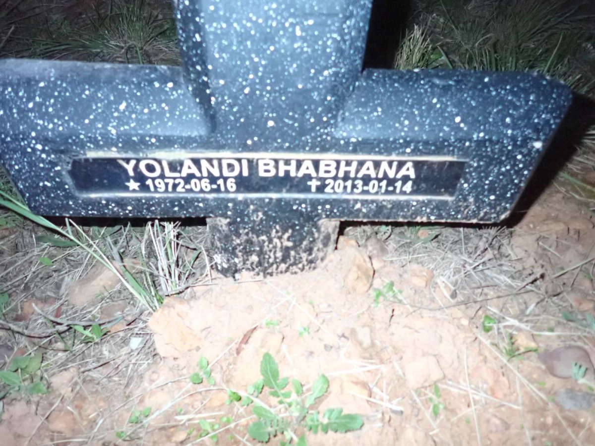 BHABHANA Yolandi 1972-2013
