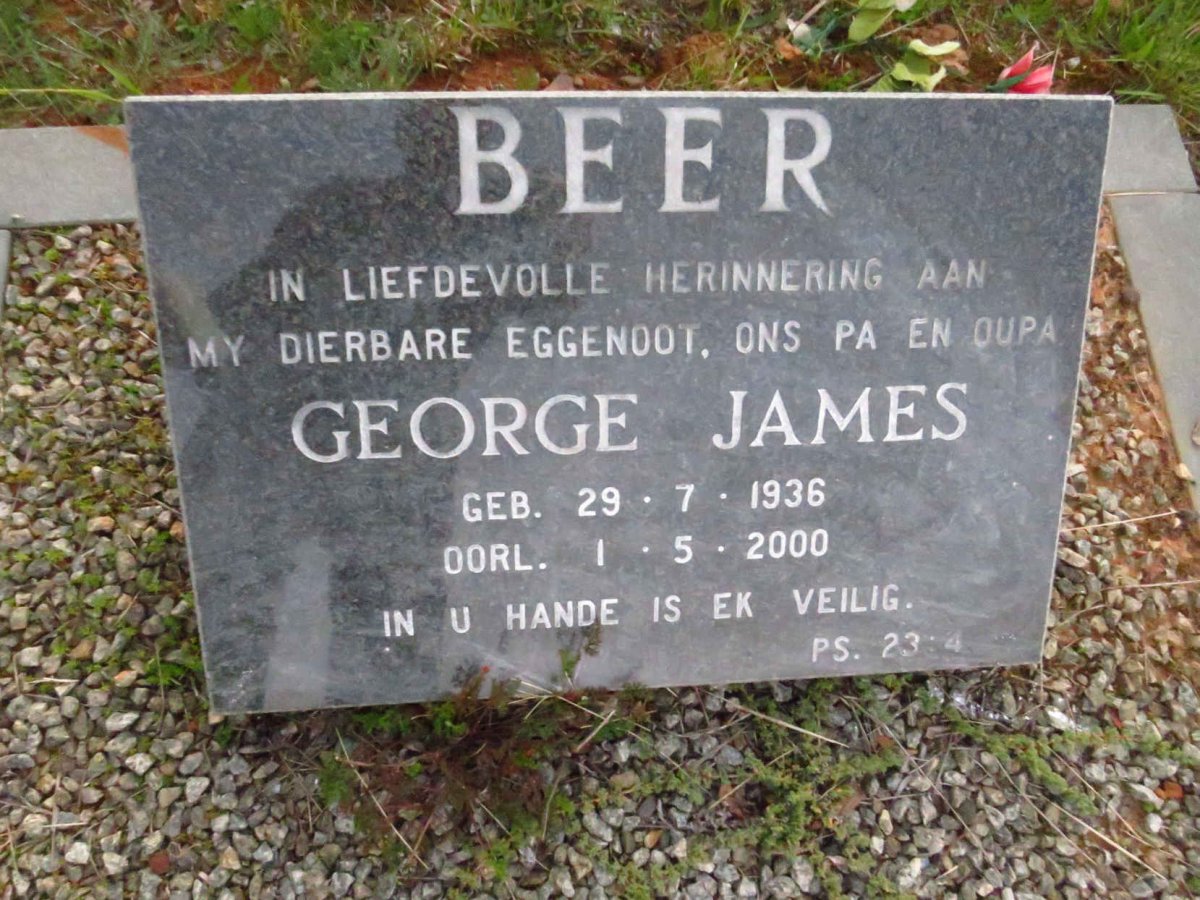 BEER George James 1936-2000