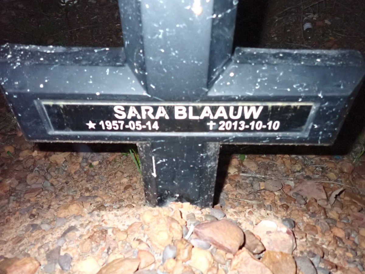 BLAAUW Sara 1957-2013