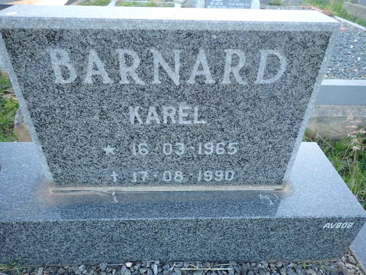 BARNARD Karel 1965-1990