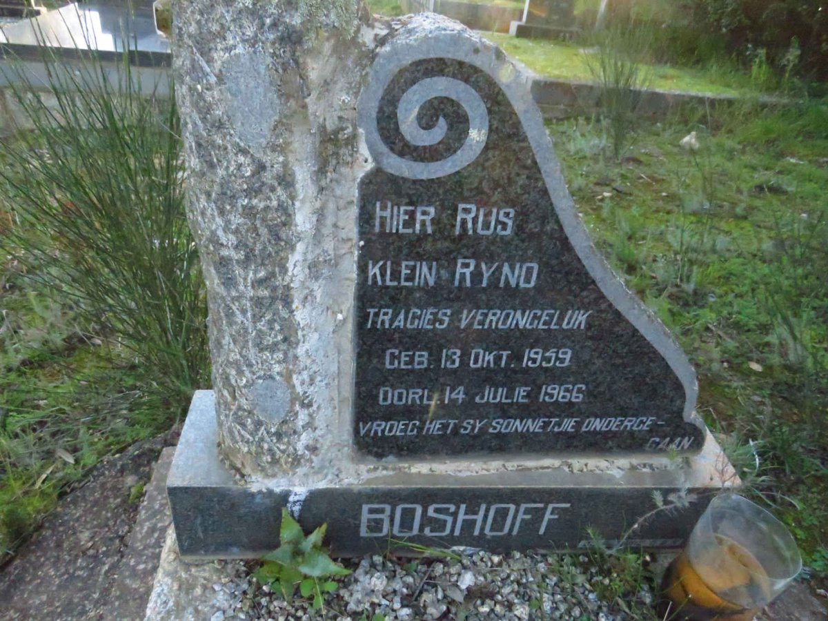 BOSHOFF Ryno 1959-1966