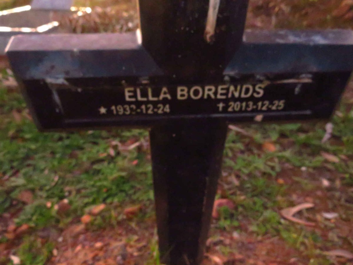 BORENDS Ella 1932-2013