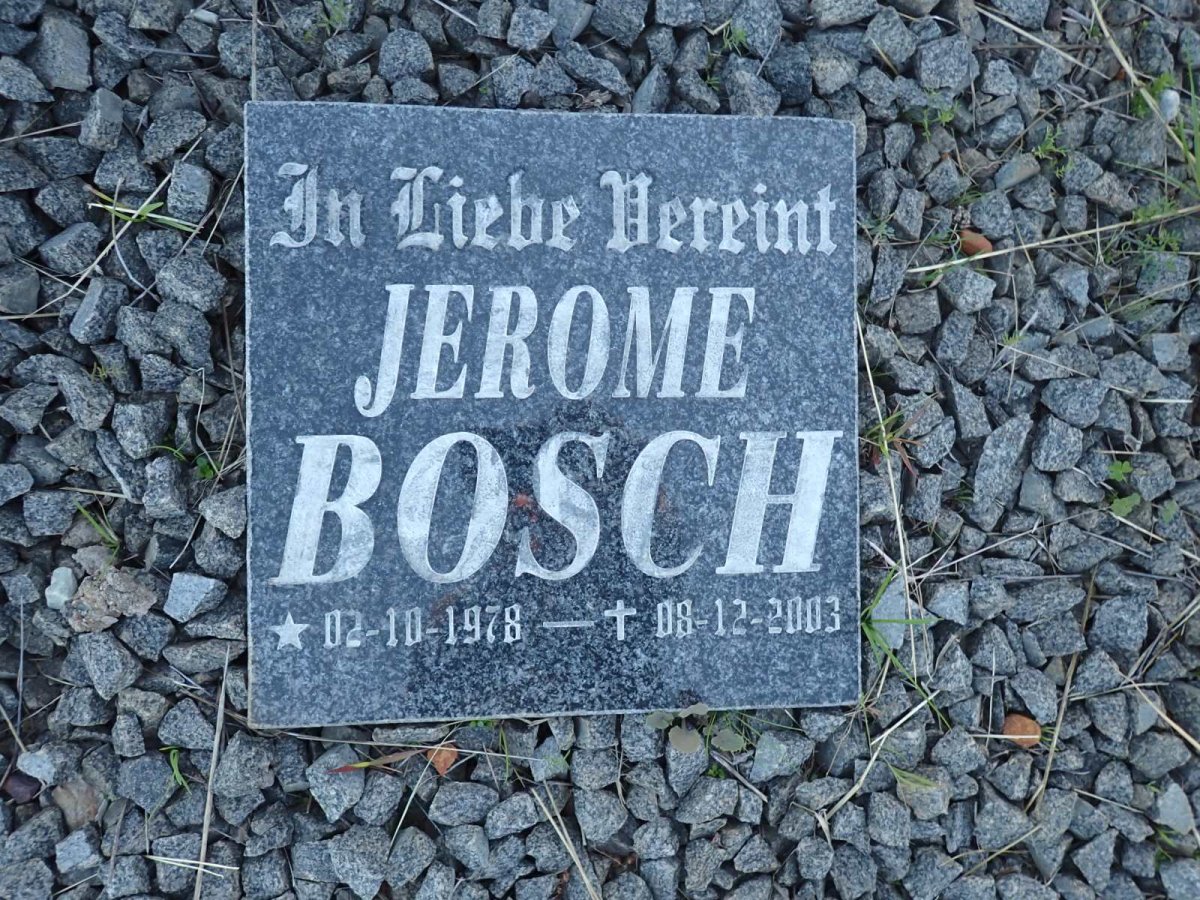 BOSCH Jerome 1978-2003