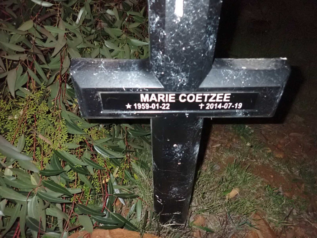 COETZEE Marie 1959-2014