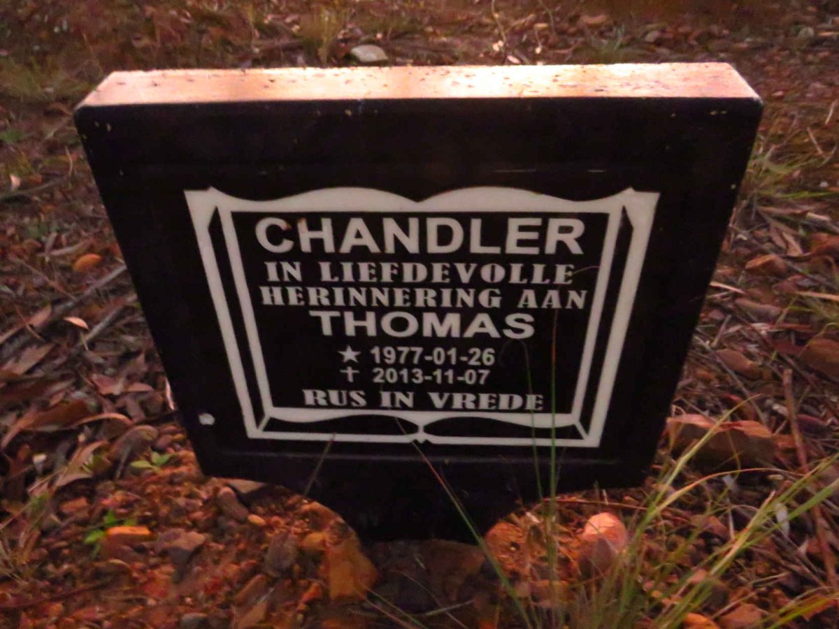 CHANDLER Thomas 1977-2013