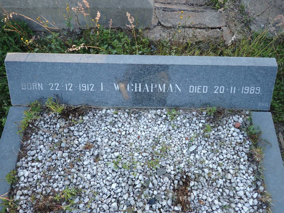 CHAPMAN E.W. 1912-1989