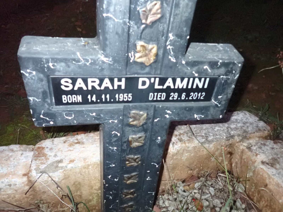 DLAMINI Sarah 1955-2012