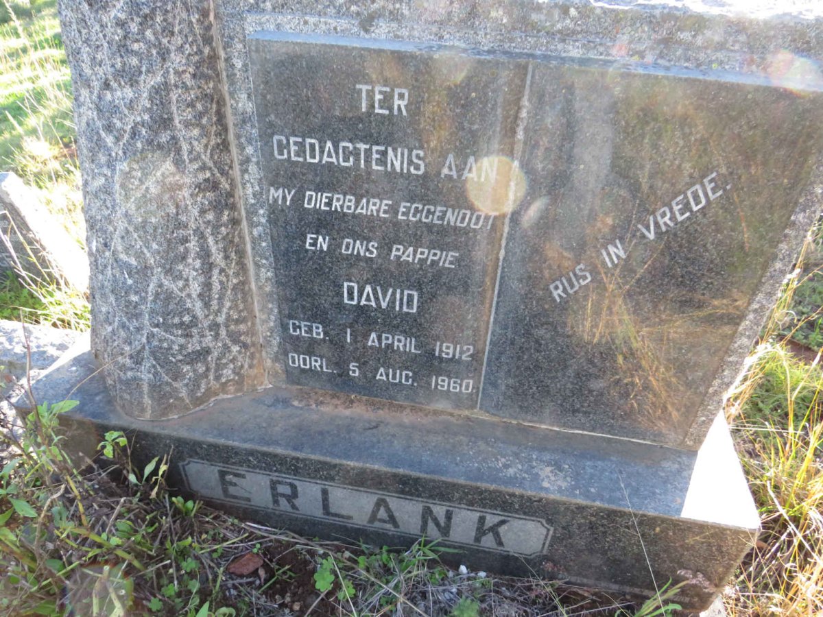 ERLANK David 1912-1960