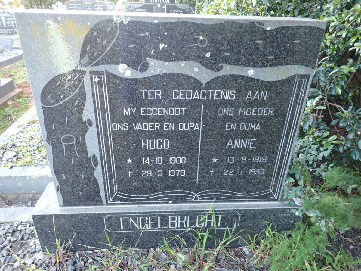 ENGELBRECHT Hugo 1908-1979 & Annie 1919-1993