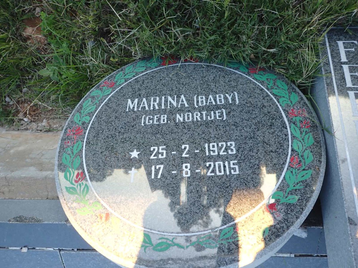 FERREIRA Marina nee NORTJE 1923-2015_1