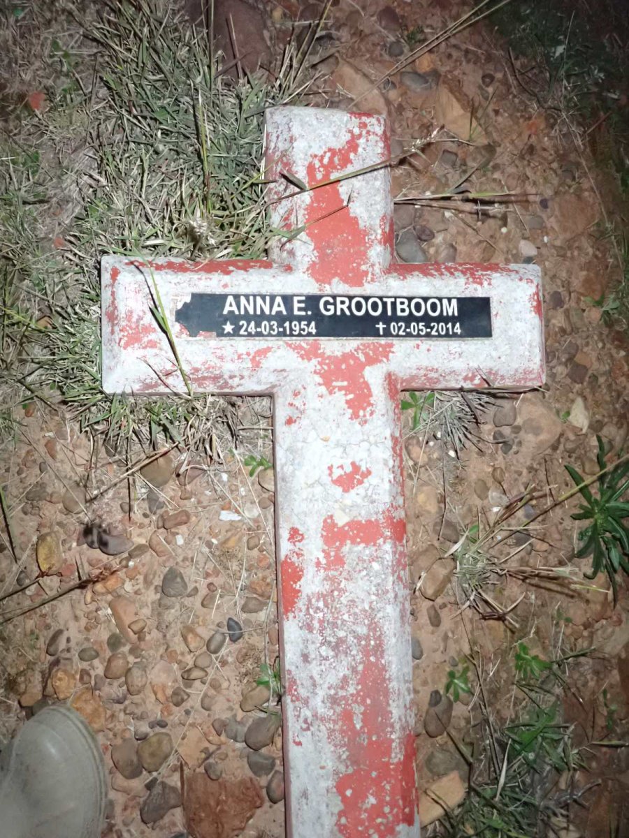 GROOTBOOM Anna E. 1954-2014