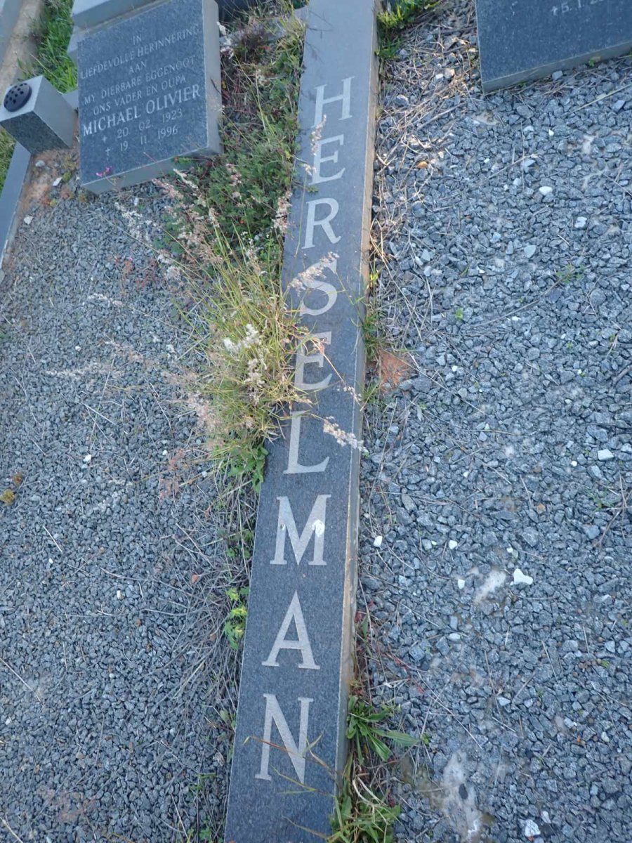 HERSELMAN Michael Olivier 1923-1996 & Beatrice Johanna 1925-2005 _2