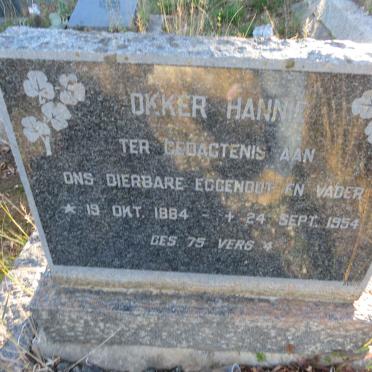 HANNIE Okker 1884-1954