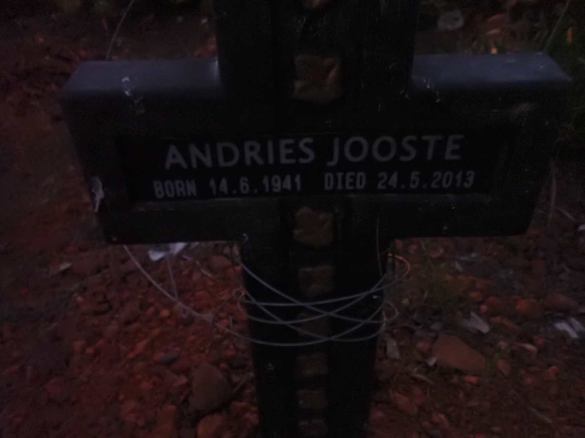 JOOSTE Andries 1941-2013