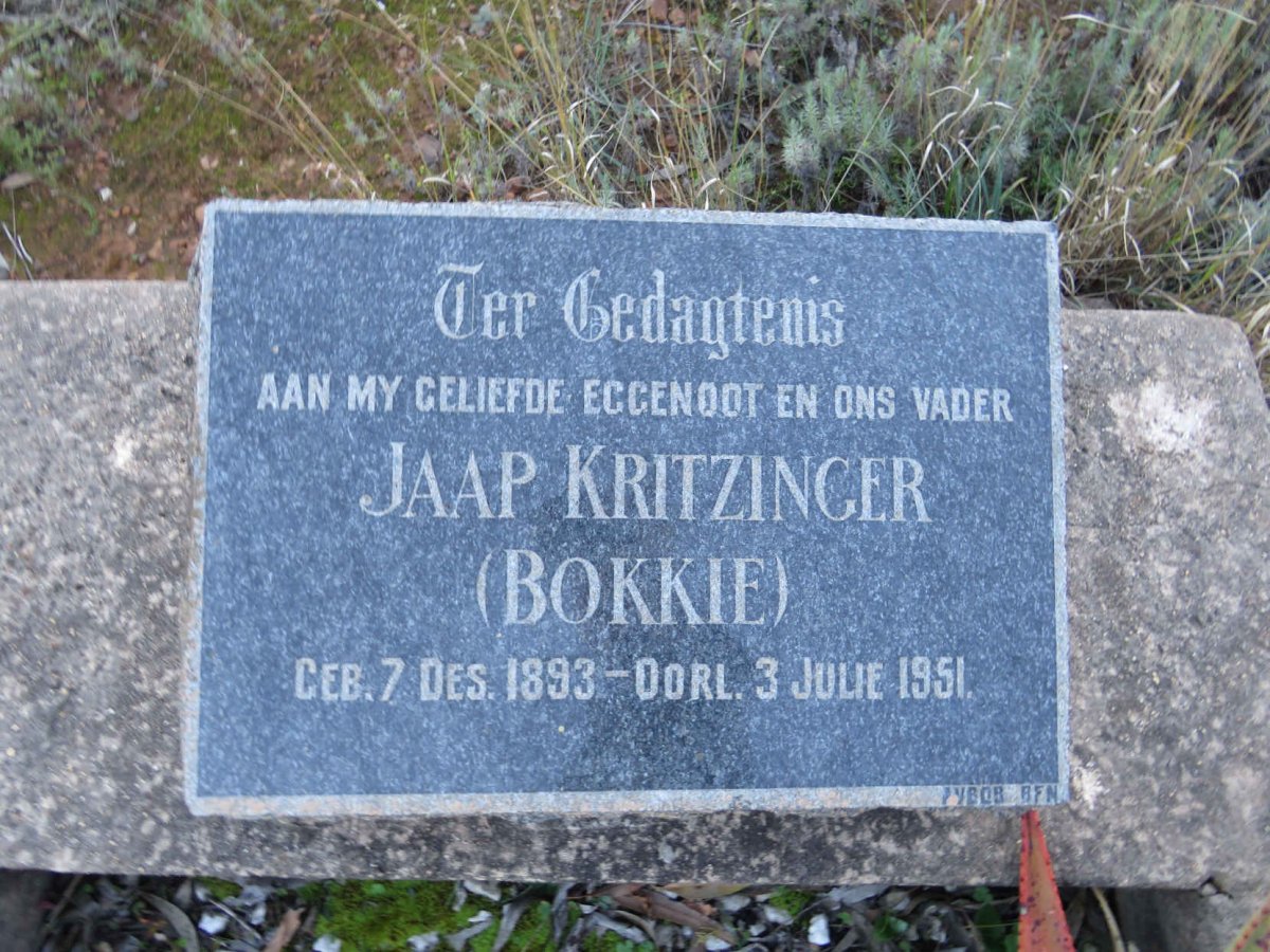 KRITZINGER Jaap 1893-1951