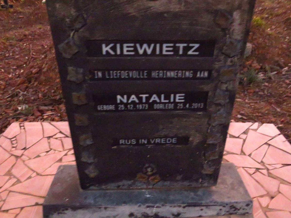 KIEWIETZ Natalie 1973-2013