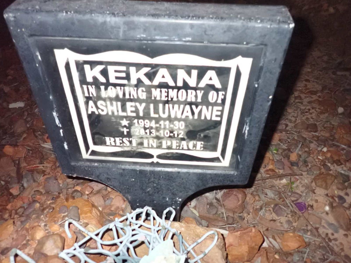KEKANA Ashley Luwayne 1994-2013