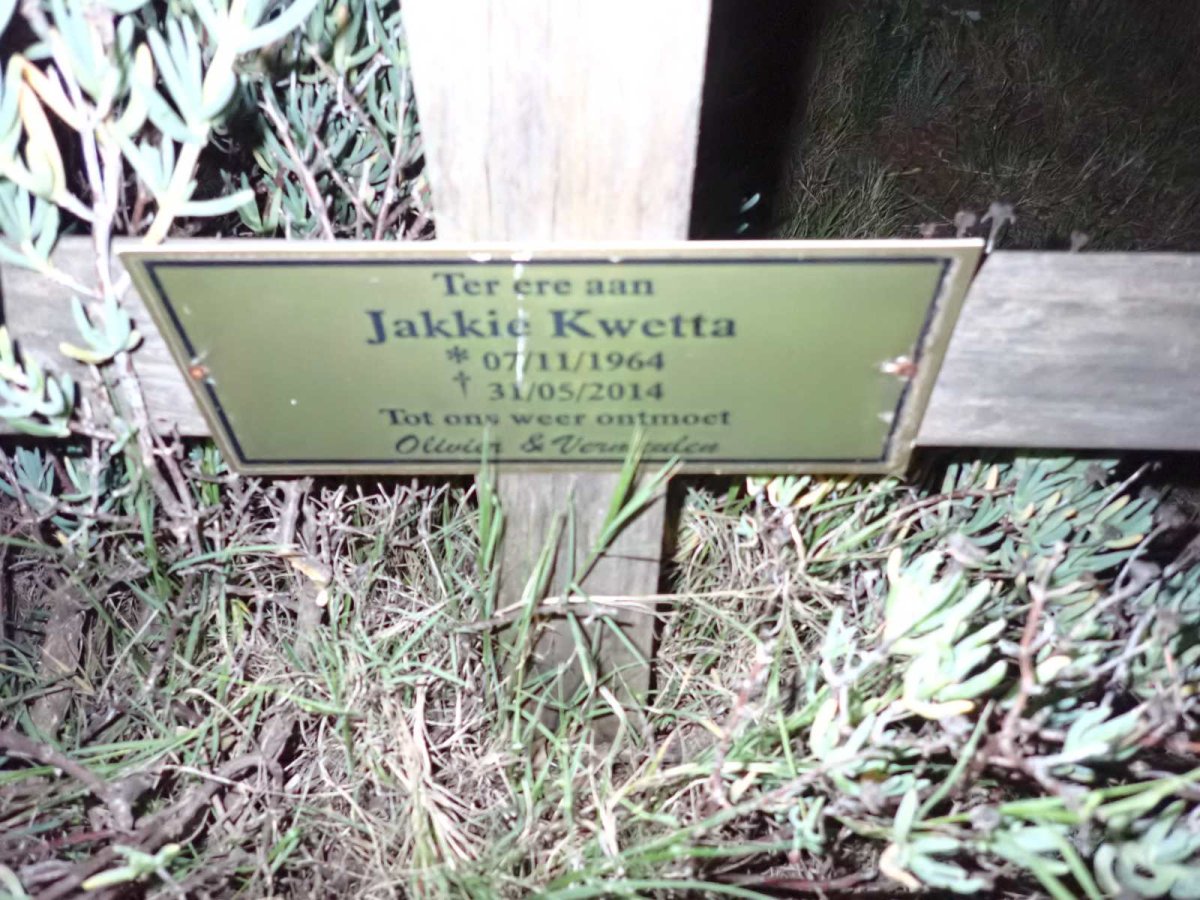 KWETTA Jakkie 1964-2014