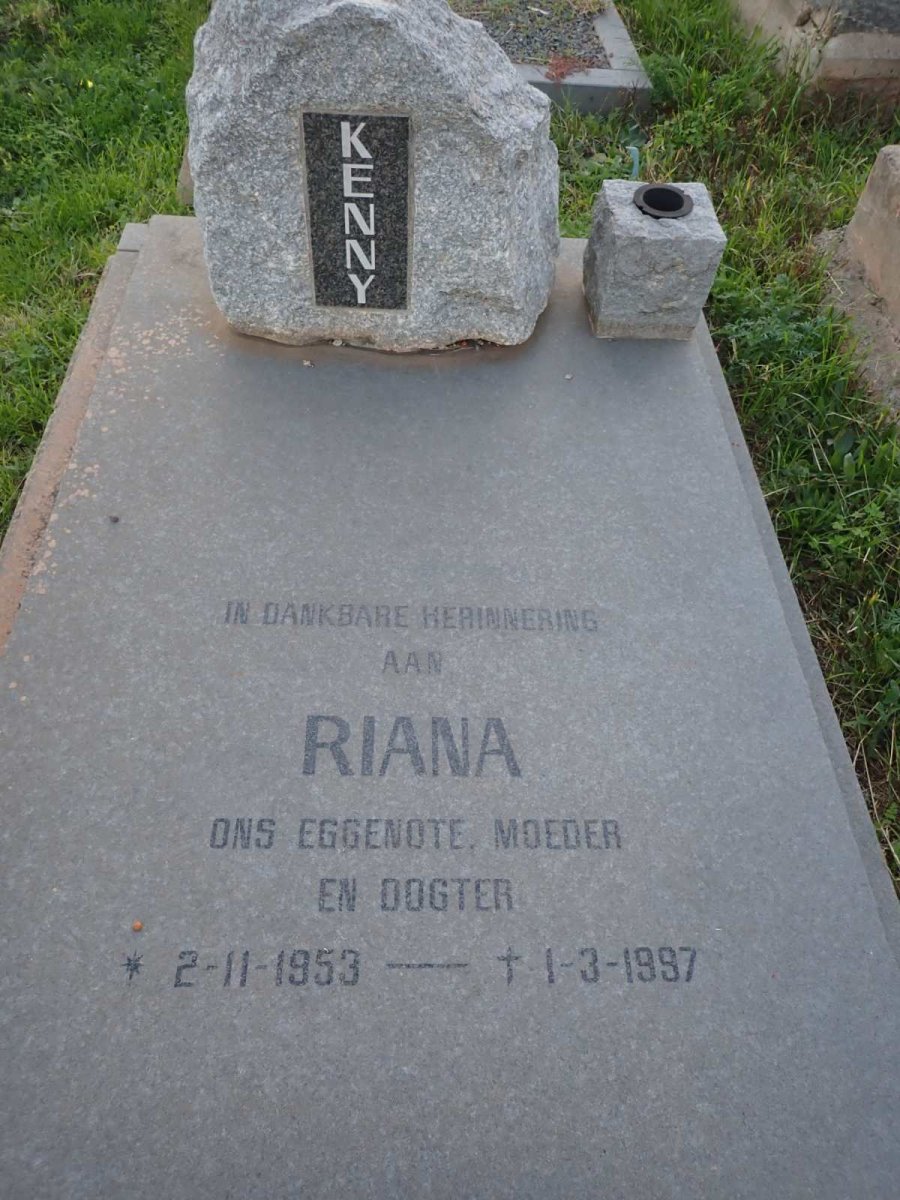 KENNY Riana 1953-1997