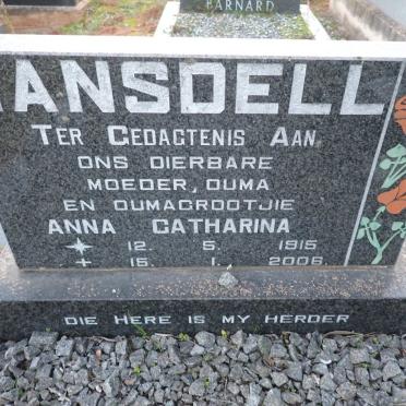 LANDSDELL Anna Catharina 1915-2006