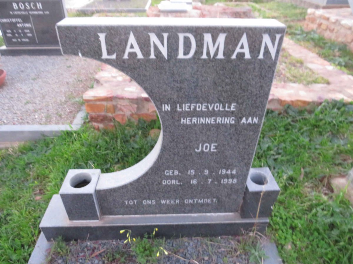 LANDMAN Joe 1944-1998