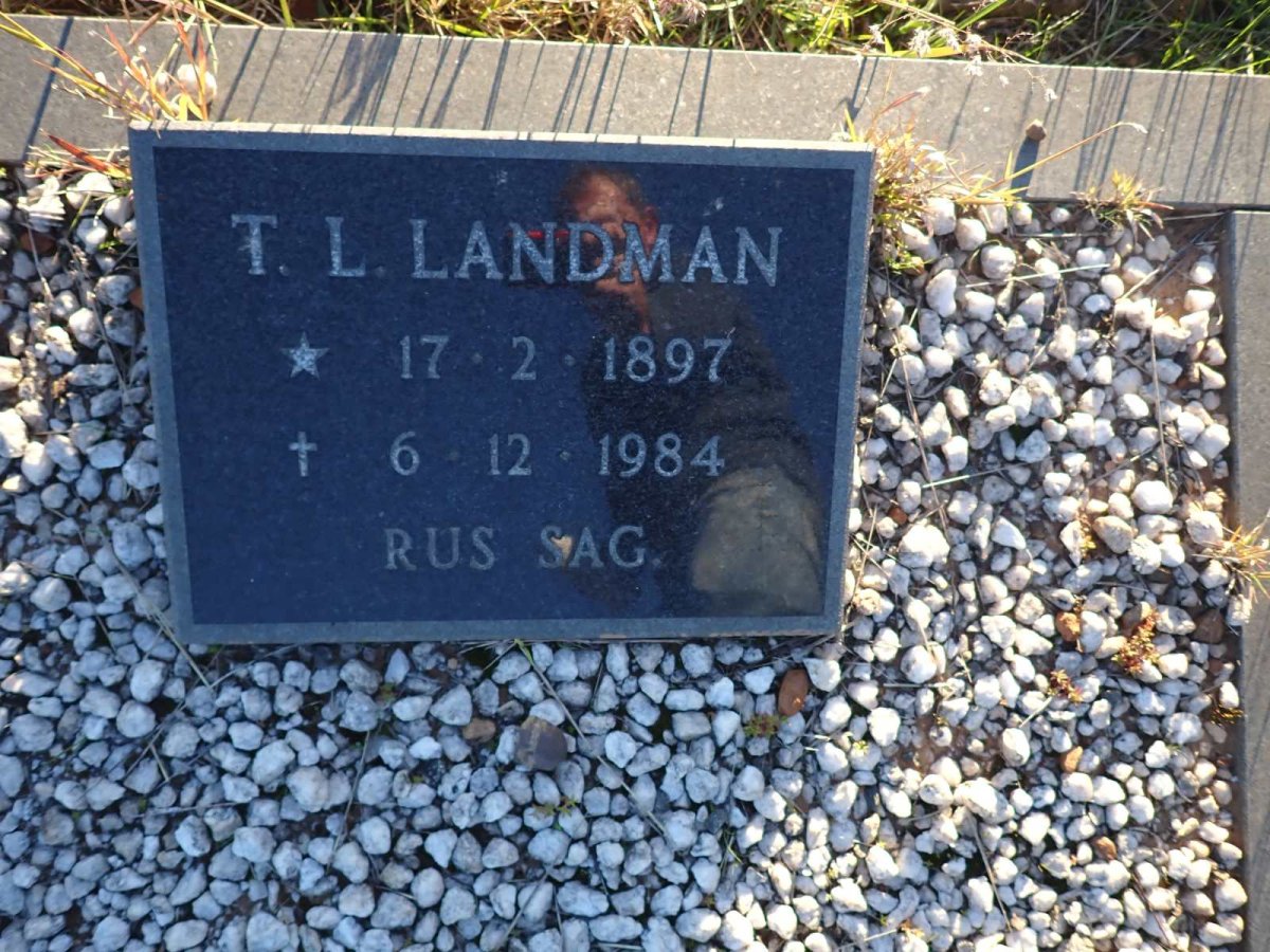 LANDMAN T.L. 1897-1984
