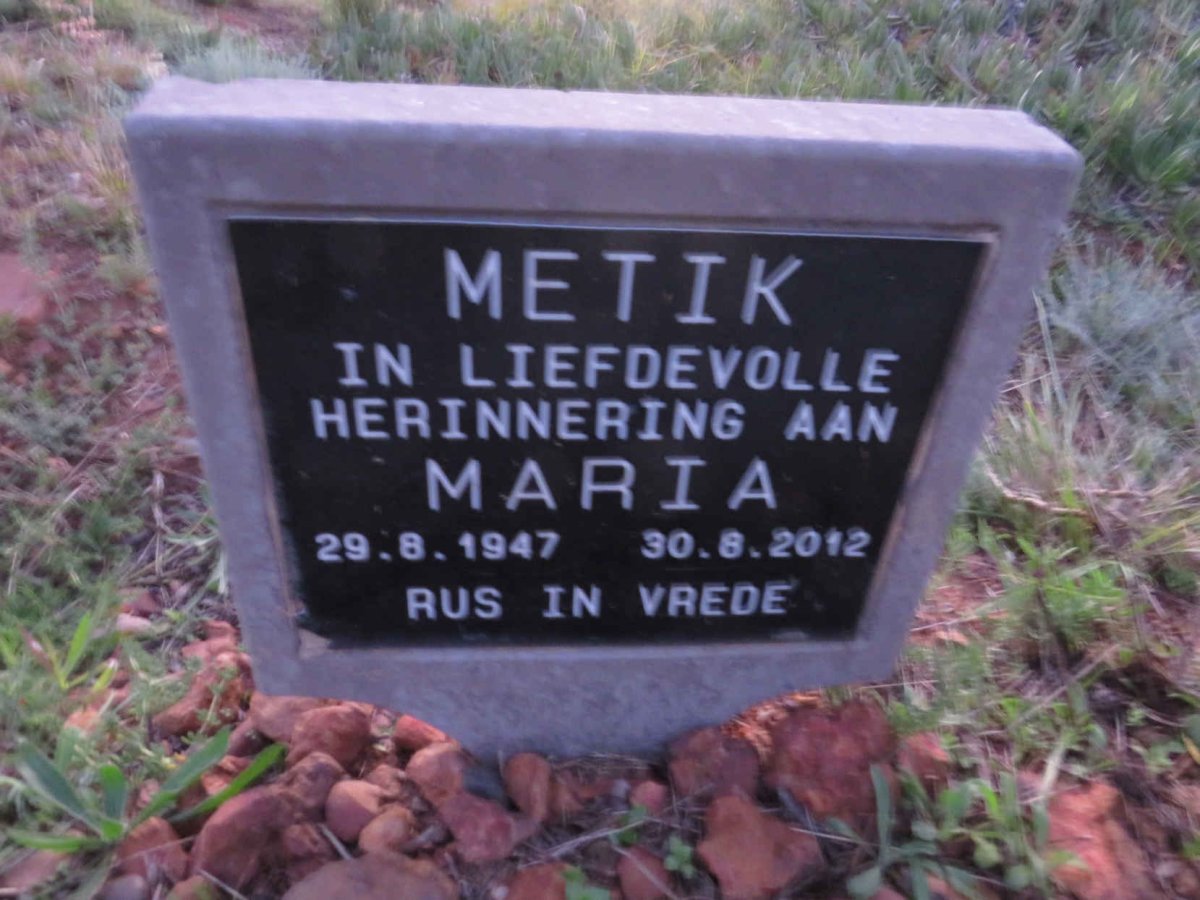 METIK Maria 1947-2012