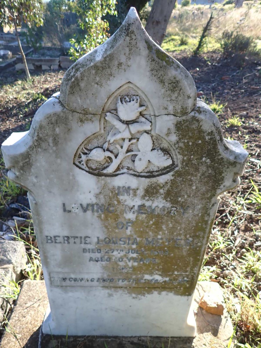 MEYER Bertie Lousia -1905