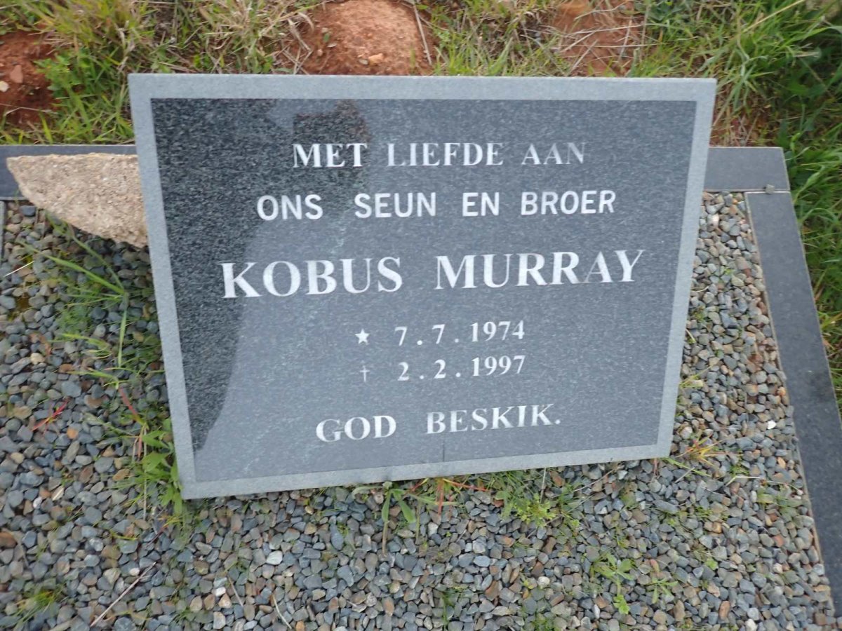 MURRAY Kobus 1974-1997