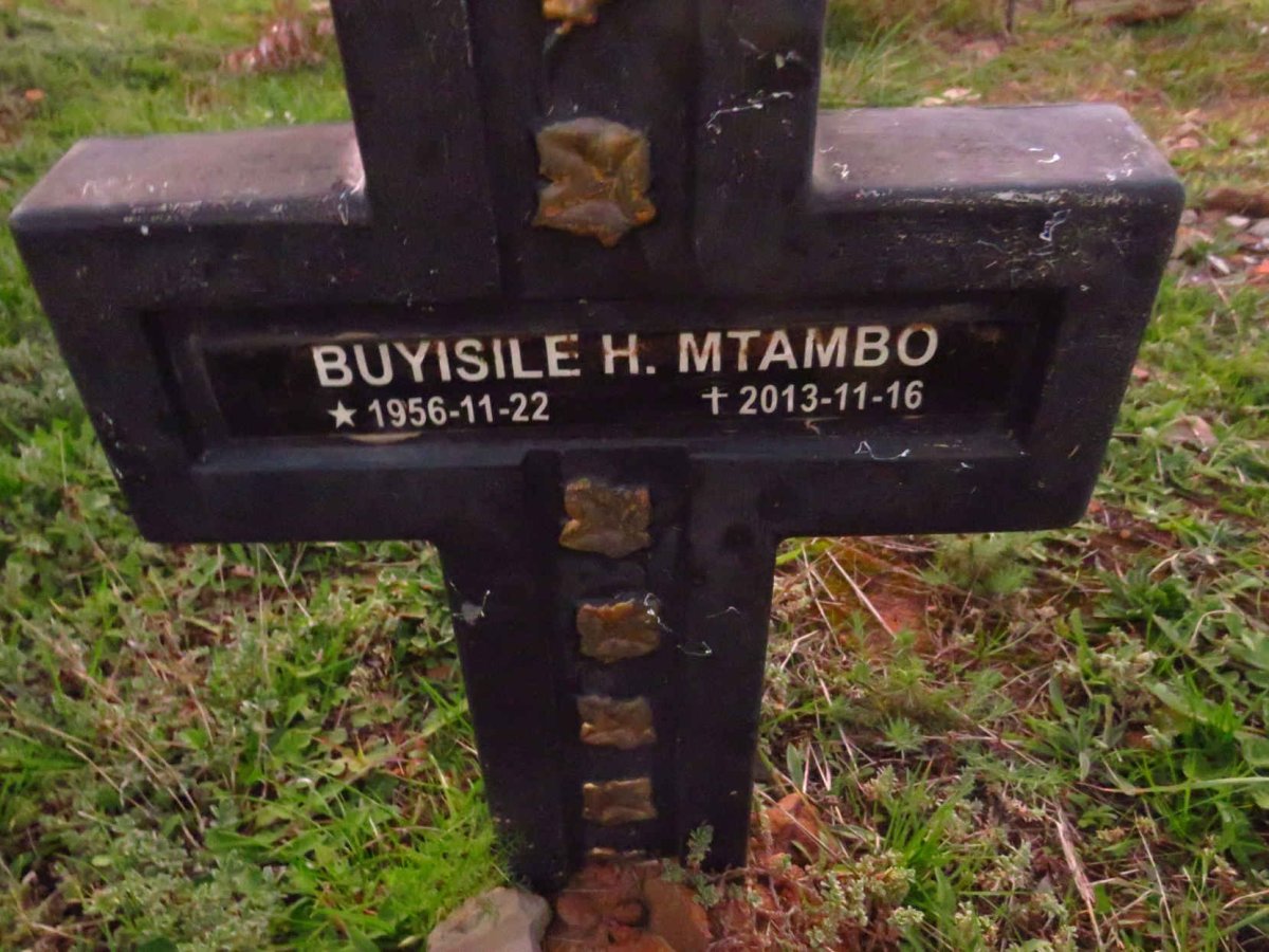 MTAMBO Buyisile H. 1956-2013