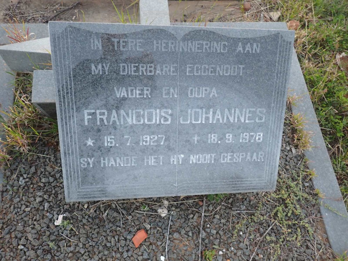 MERWE Francois Johannes, van der 1927-1978 _2