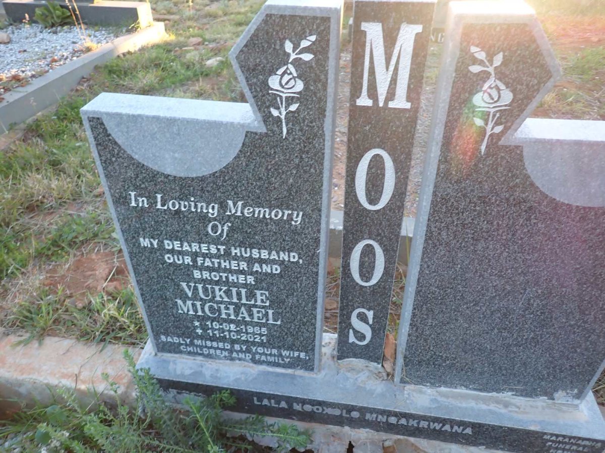 MOOS Vukile Michael 1965-2021