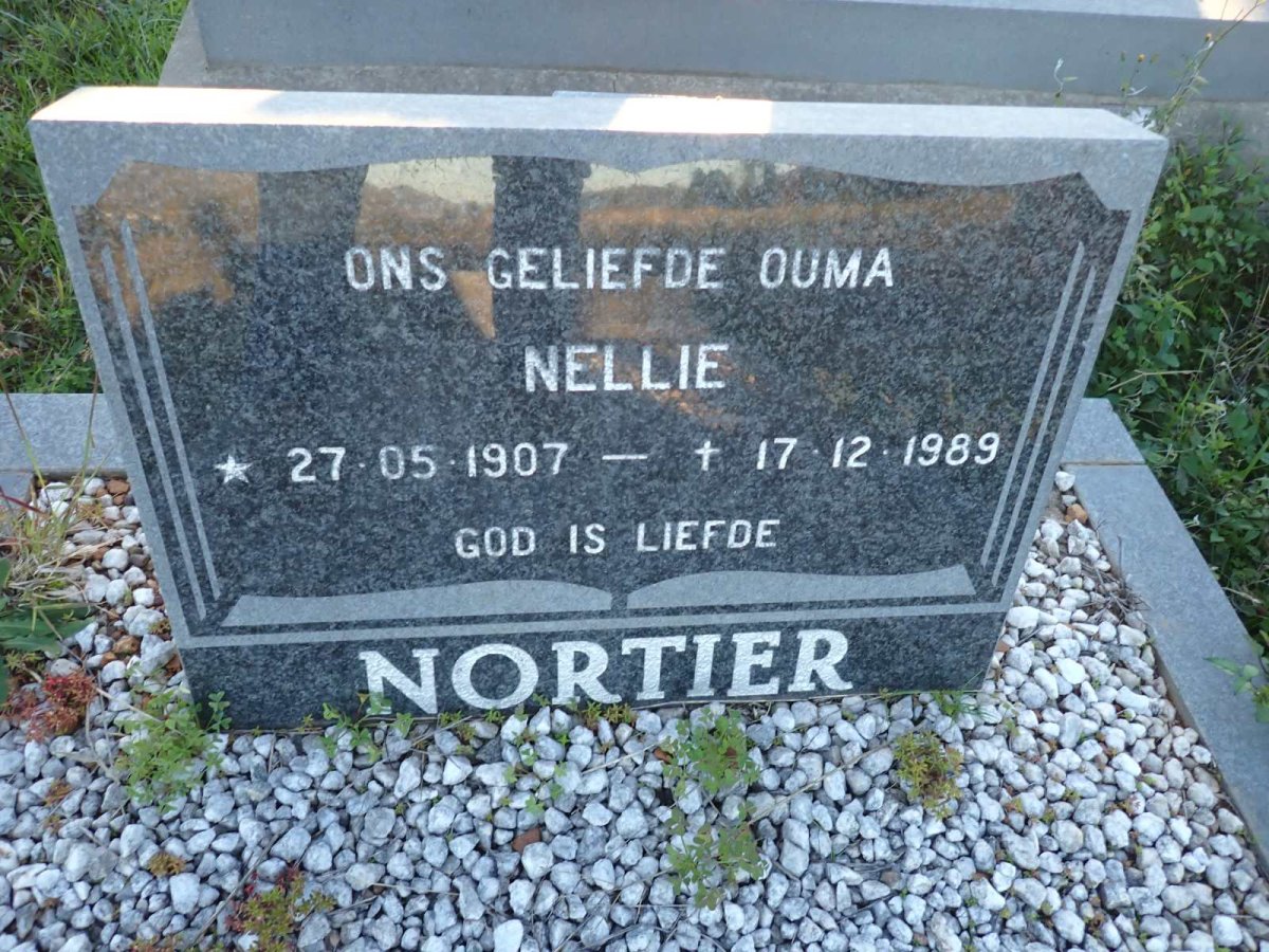 NORTIER Nellie 1907-1989