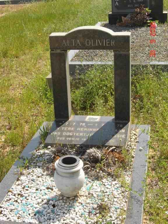 OLIVIER Alta 1978-1978